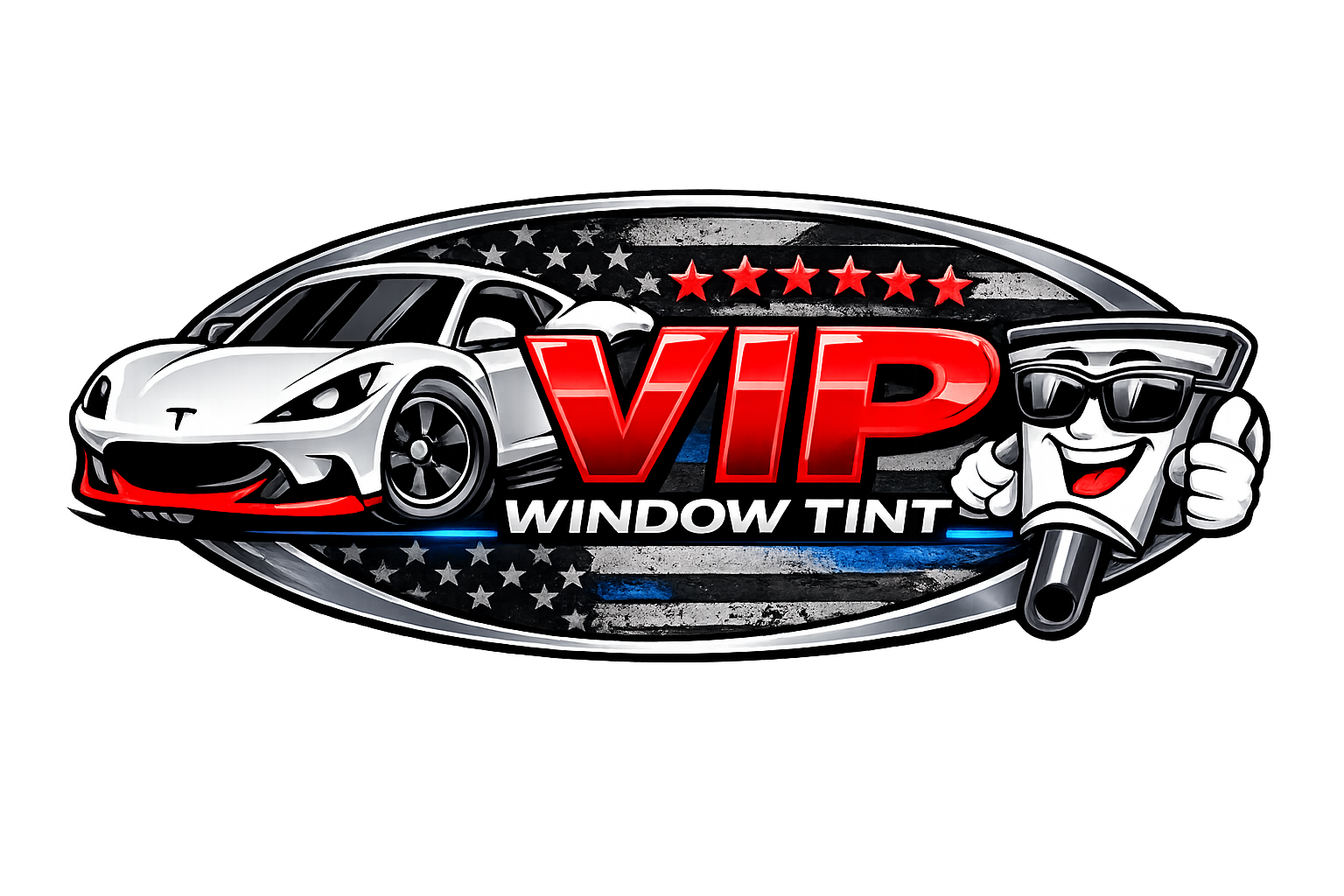 VIP Window Tint logo